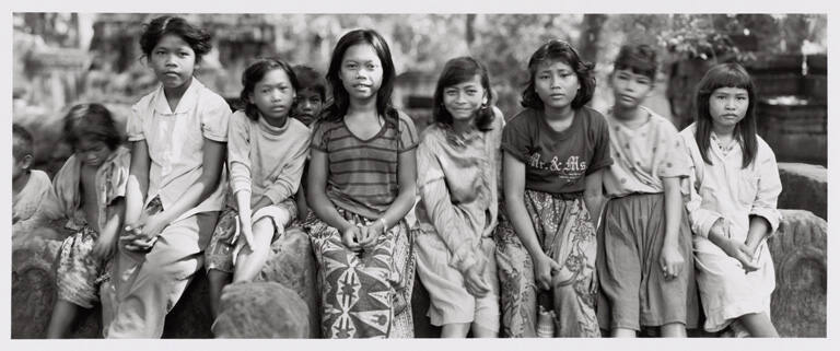 Ta Prohm, Angkor Wat (portraits of girls), plate XIV from portfolio Angkor Wat, Cambodia: Vision of the God-Kings