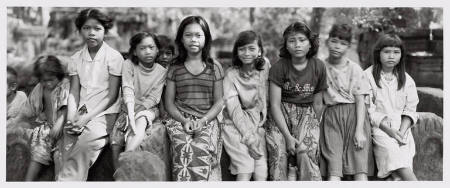 Ta Prohm, Angkor Wat (portraits of girls), plate XIV from portfolio Angkor Wat, Cambodia: Vision of the God-Kings