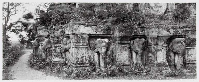 Udon (elephant sculpture), plate XVII from portfolio Angkor Wat, Cambodia: Vision of the God-Kings