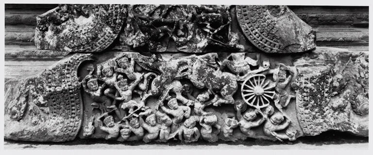 Angkor Wat (artifact from interior courtyard), plate XIX from portfolio Angkor Wat, Cambodia: Vision of the God-Kings