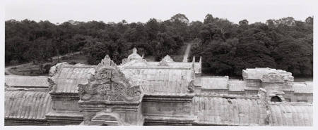 Angkor Wat (view of path from above ruins), plate XXIII from portfolio Angkor Wat, Cambodia: Vision of the God-Kings