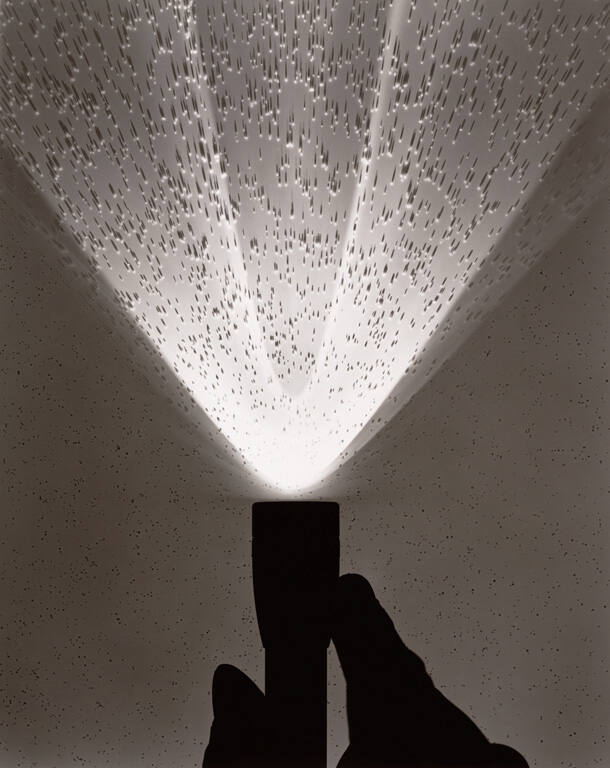 Flashlight and Salt: Photogram on Film