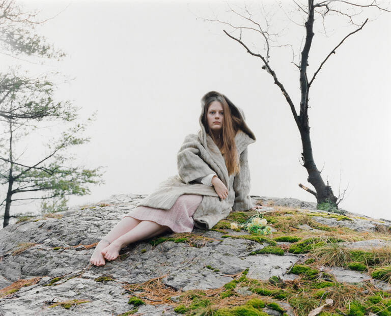 Kathy, Bird Sanctuary (Gravesite), Chatham, NY, from the series Sugar Camp Road