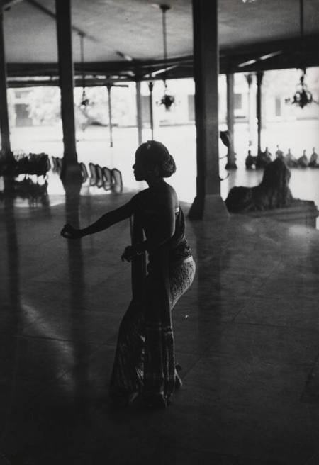 Dancer performing at the palace of Mankunogoro of Mataram, Java