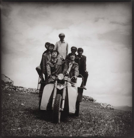 Untitled [motorcycle overloaded with passengers], from the portfolio New Photo, Ten Years 1997–2007