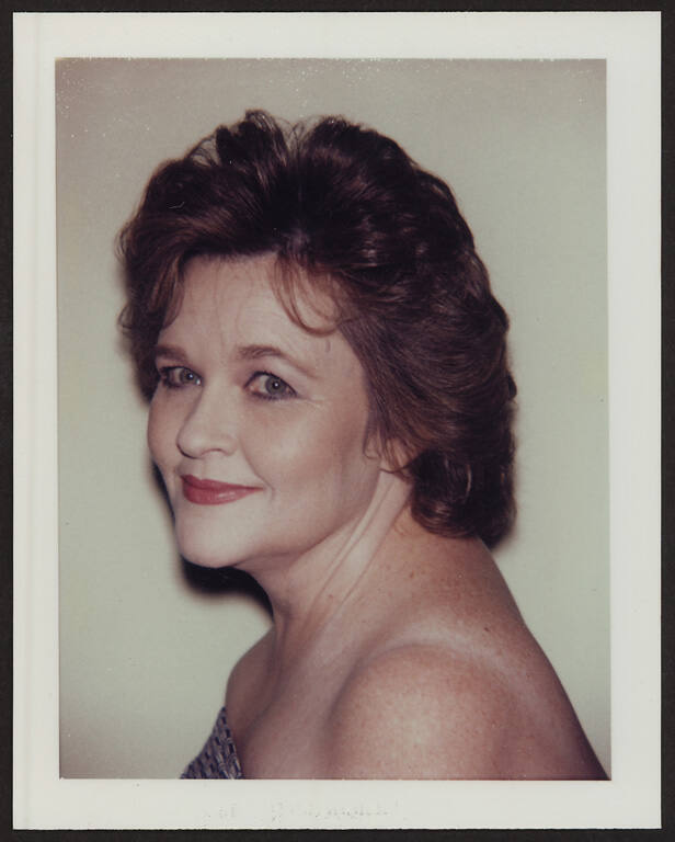 Unidentified woman (short styled hair)