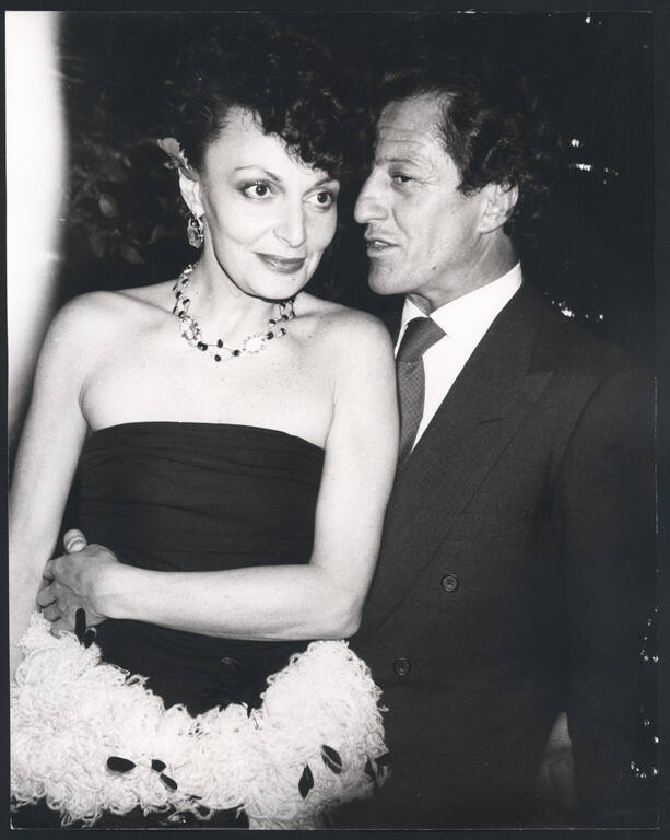 Diane Von Furstenberg and Phillipe Junot
