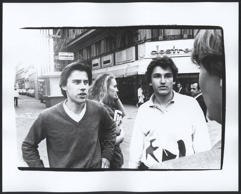 Johanna Dichand and unidentified men