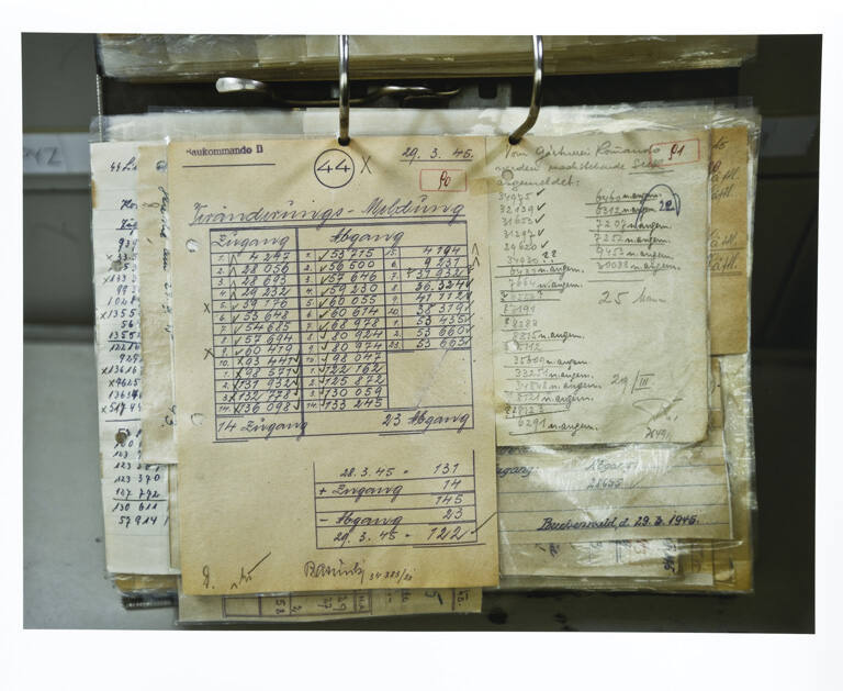 Untitled, from the portfolio, Holocaust Archives, International Tracing Service, Bad Arolsen, Germany