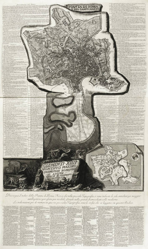 Pianta di Roma e del Campo Marzo