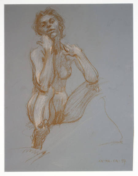 Gesturing nude