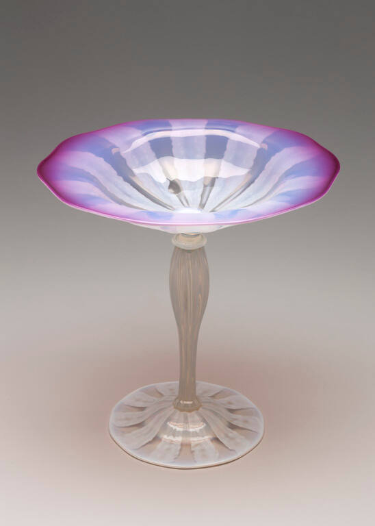 Compote, Pink and Amethyst