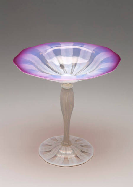 Compote, Pink and Amethyst