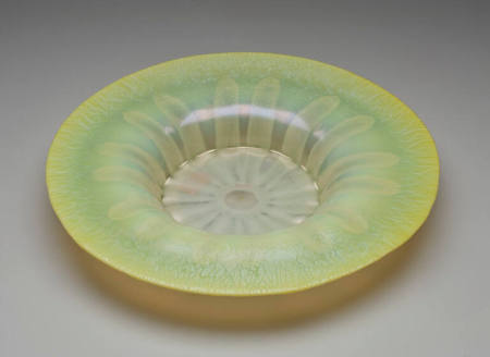 Bowl or Dish, Yellow, With Opal Design