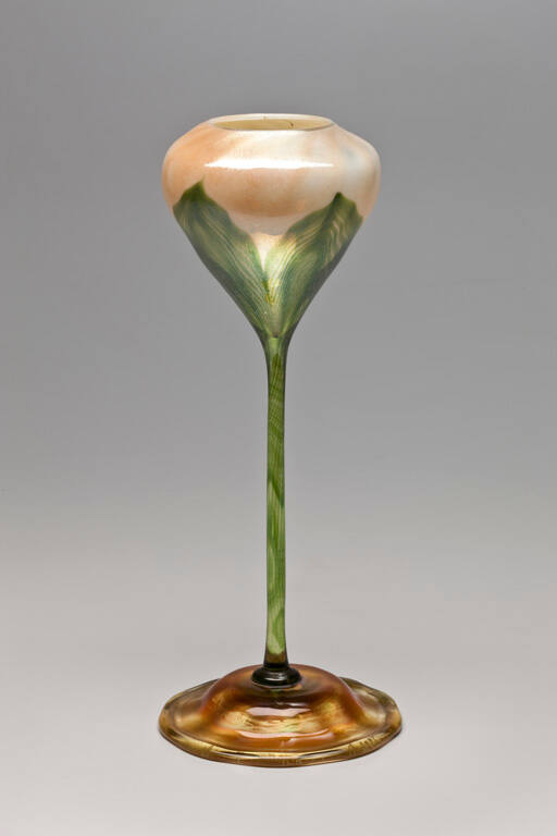 Stemmed Vase in Shape of Flower