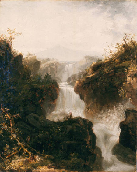 View of Triphammer Falls, Ithaca, NY