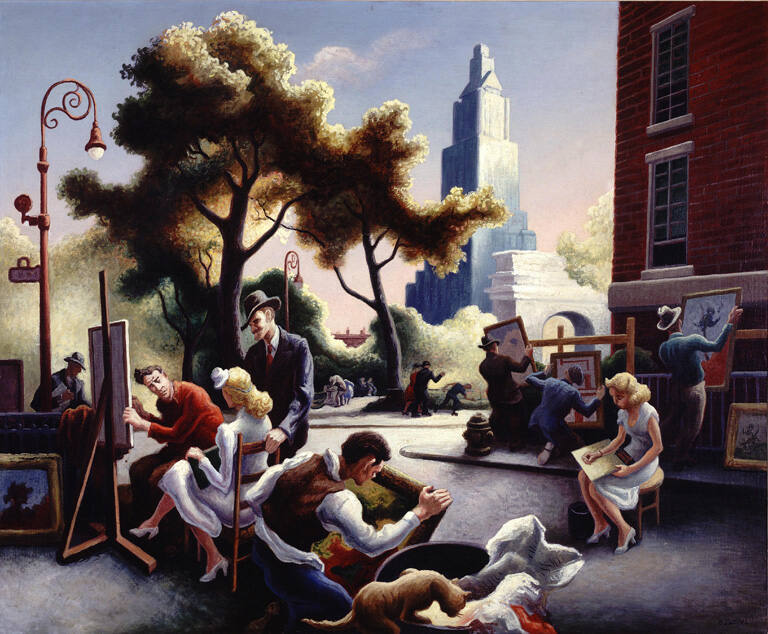 The Artist's Show, Washington Square, New York