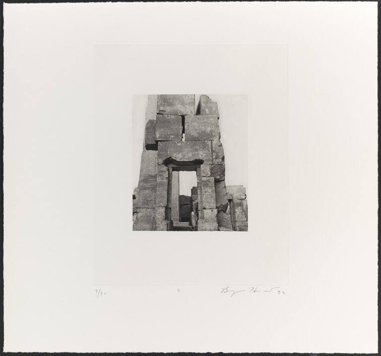 Untitled, from the portfolio Temple Ruins