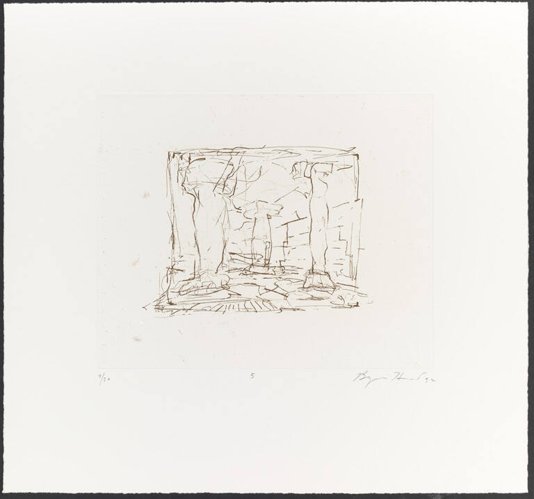 Untitled, from the portfolio Temple Ruins