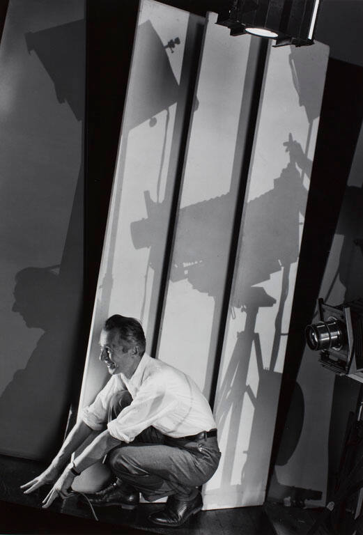 Self-portrait with photographic paraphenalia, New York, from the portfolio Twenty-Five Photographs