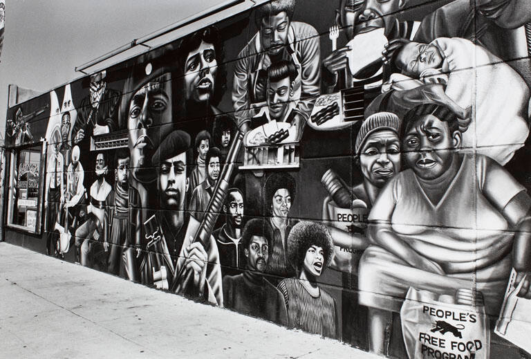 Black Panthers mural, Jefferson Park, Los Angeles, CA