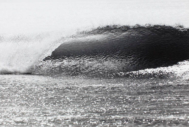 Glistening wave, Oxnard Beach, CA