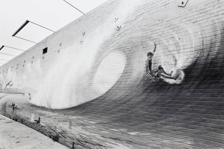 Surfer mural, Newport Beach, CA
