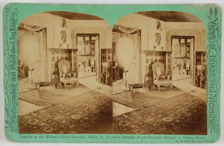 Interior of the Fiske-McGraw Mansion, Ithaca