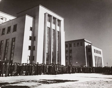 [Entire student body of the Romanian Officers War College, Bucharest]