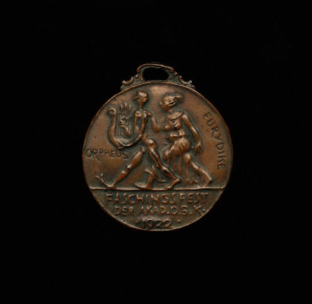 Faschinosfest der Akad. D. B. K. Medal (Medal with Orpheus and Eurydike)