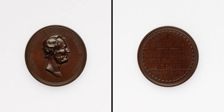 Abraham Lincoln Emancipation Proclamation Medal