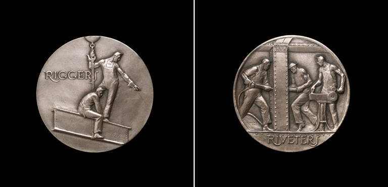 Riggers and Riveters Medallion, Society of Medallist 30th Issue
