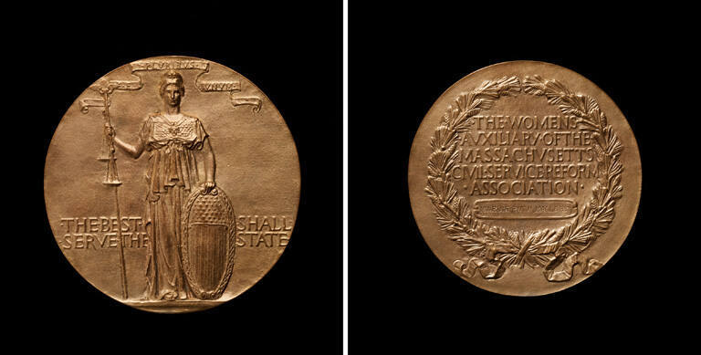 The Women's Auxiliary of the Massachusetts Civil Service Reform Association Presentation Medal