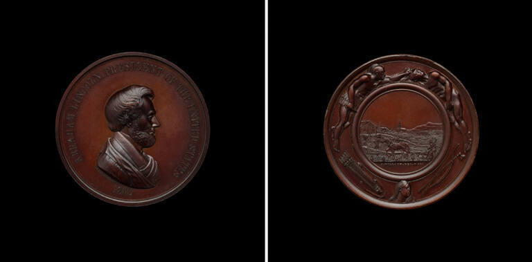 Abraham Lincoln Indian Peace Medal, 1862