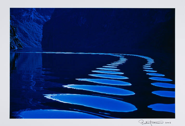 Boat wake, from the portfolio Selected Color Images