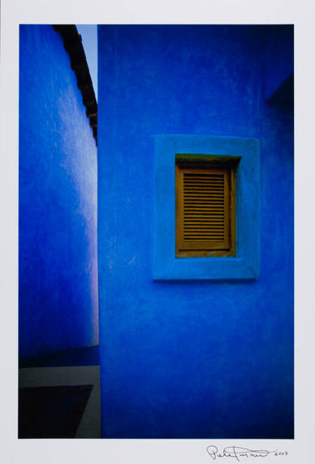 Blue walls and light, from the portfolio Selected Color Images