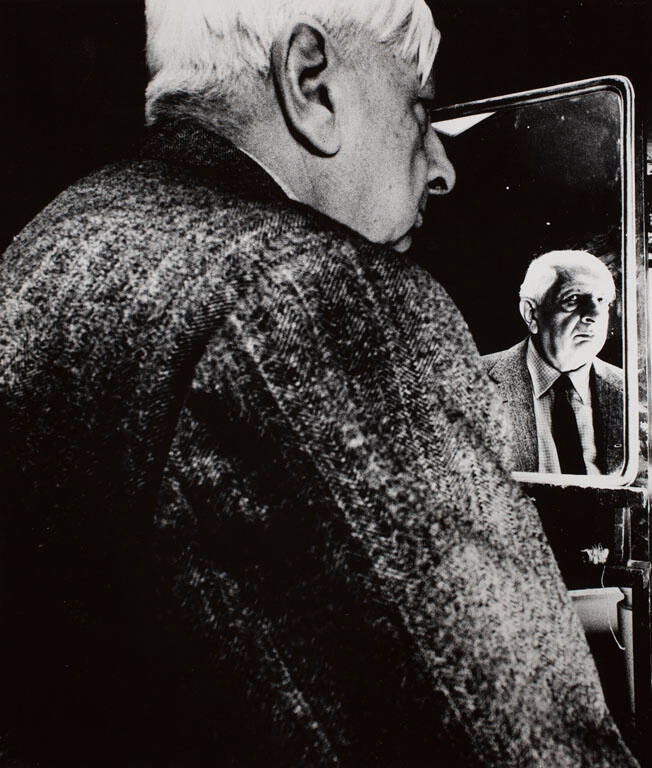 Giorgio de Chirico in his studio, Piazza di Spagna, Rome
