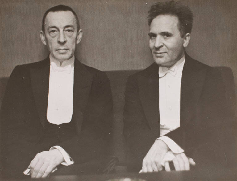 Bruno Walter and Sergei Rachmaninoff
