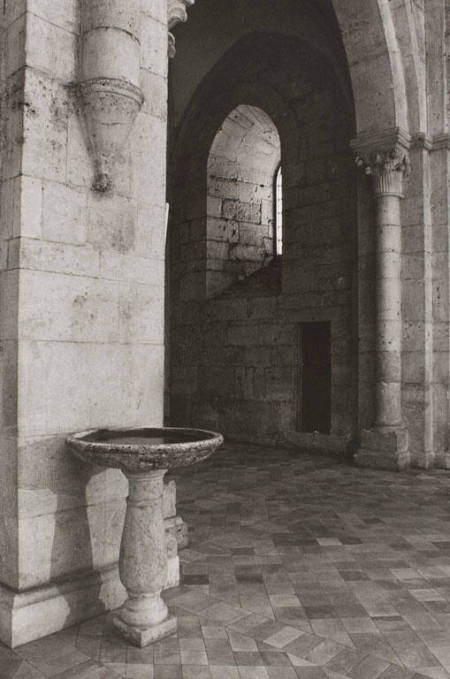 Stoup and window, Casamari Abbey, Italy, from Stonelight series