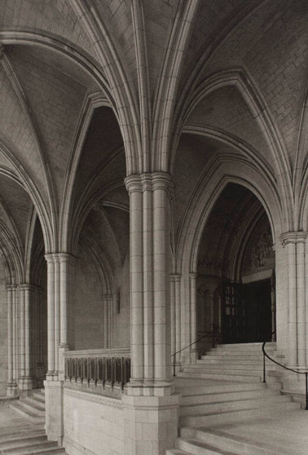 North portico, The National Cathedral, Washington, D.C., from Stonelight series