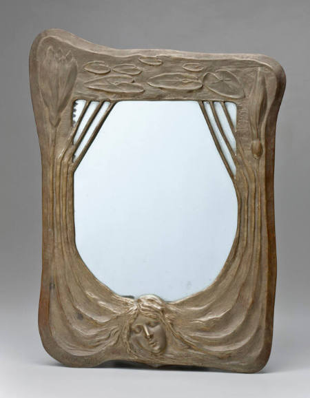 Art Nouveau frame and mirror