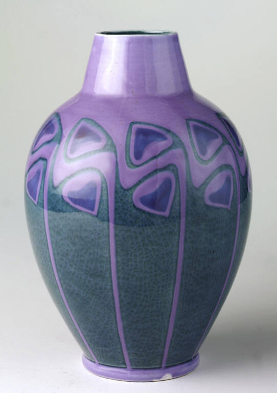 Vase, Purple Ceramic