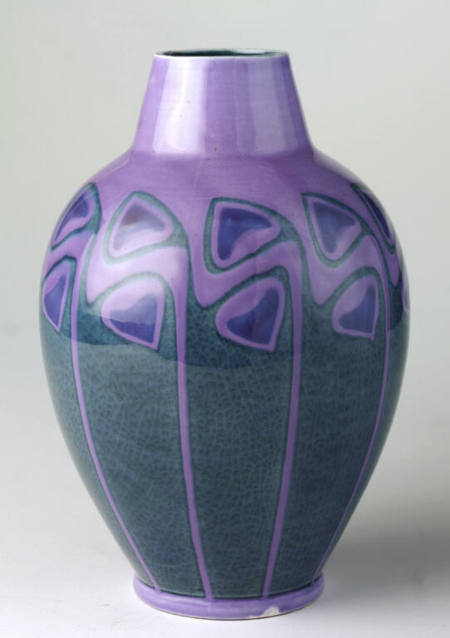 Vase, Purple Ceramic