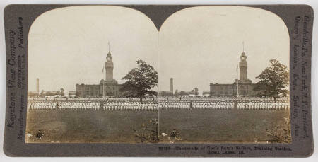 Thousands of Uncle Sam's Sailors, Training Station, Great Lakes, Illinois