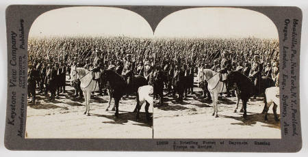 A Bristling Forest of Bayonets. Russian Troops on Review