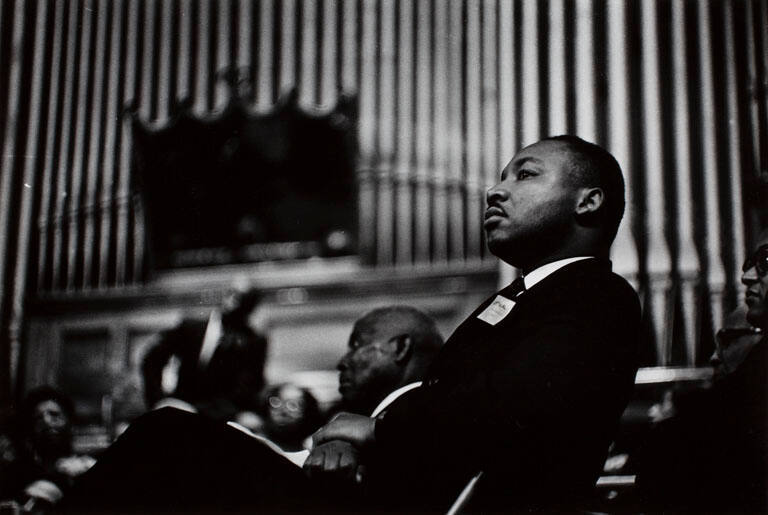 Martin Luther King, Jr. seated