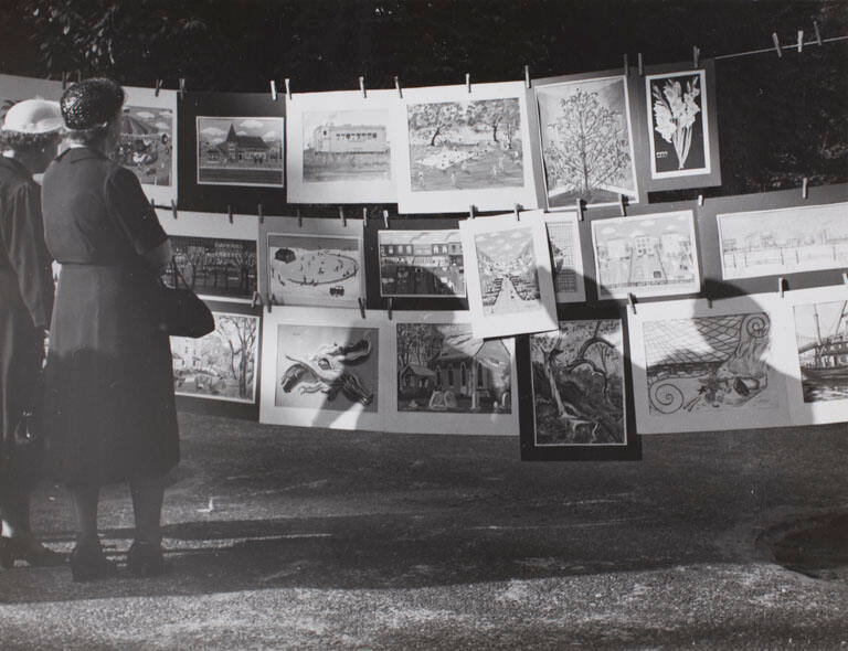 Rittenhouse Square, outdoor art exhibition, Philadelphia