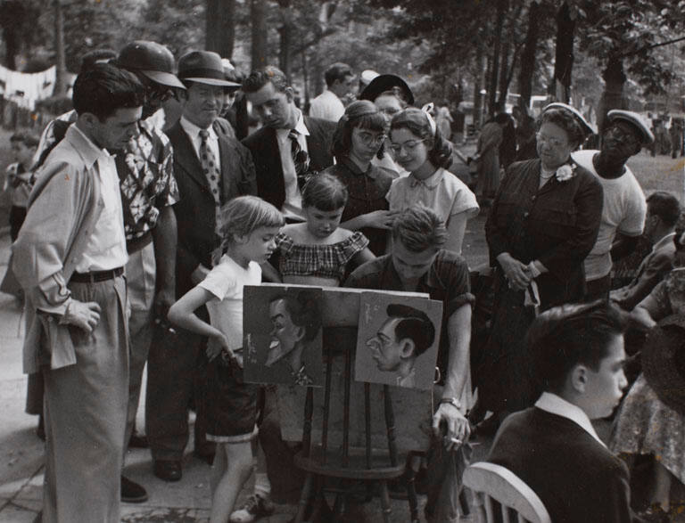 Rittenhouse Square, outdoor art exhibition, Philadelphia