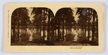 2. Stagno di Bu-Meliam (Pond of Bu-Meliam), from Views for Sterescope, Italo-Turkish War, 1911-1912