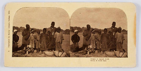 3. Gruppo di ragazzi Arabi (Group of Arab Boys), from Views for Sterescope, Italo-Turkish War, 1911-1912